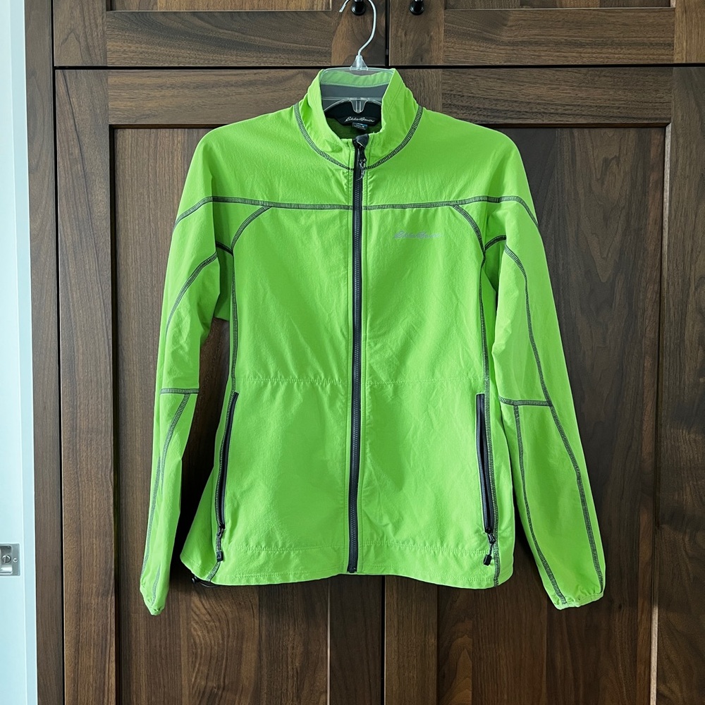 Eddie Bauer Accent Women’s Neon Green Full-Zip Jacket Size M